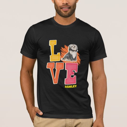 Havanese liefhebbers schattige kleur t-shirt (Voorkant)