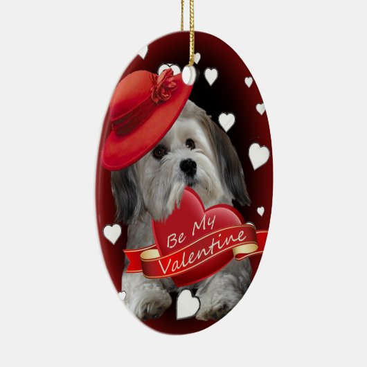 Havanese Love Keramisch Ornament (Rechts)