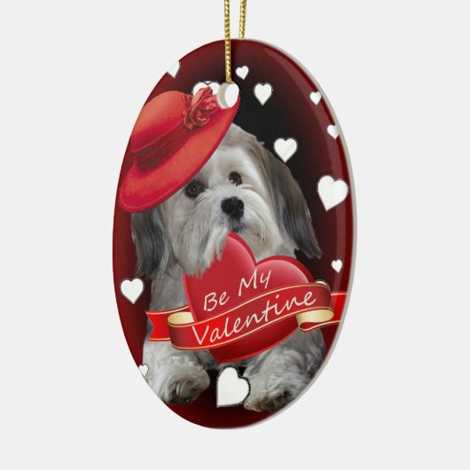 Havanese Love Keramisch Ornament (Links)