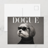 Havanese Luxe Mode Editorial Briefkaart (Voorkant / Achterkant)