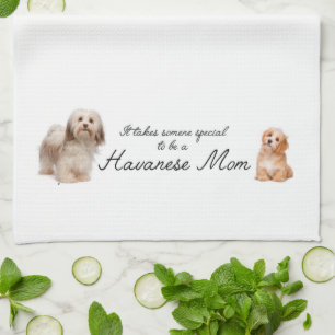 Havanese mam Kitchen Towel Theedoek
