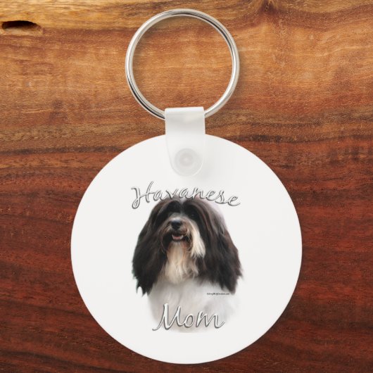 Havanese mama 2 sleutelhanger (Achterkant)