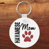 Havanese mama 2 sleutelhanger (Voorkant)