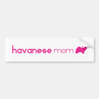 Havanese mama bumpersticker