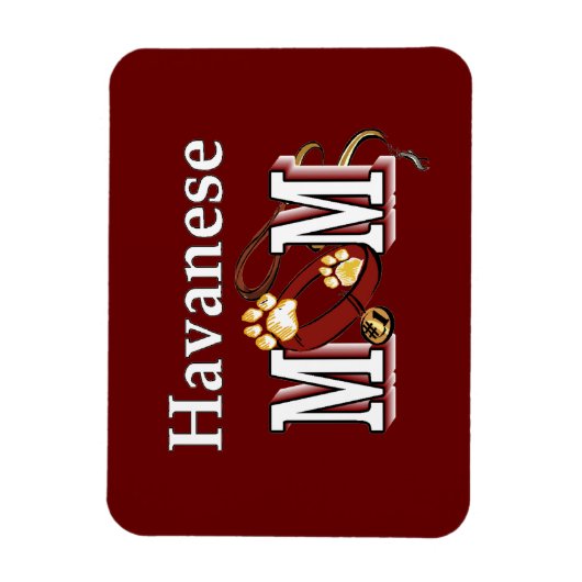 Havanese mama magneet (Verticaal)