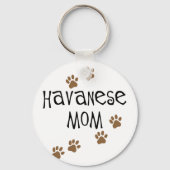 Havanese mama sleutelhanger (Voorkant)