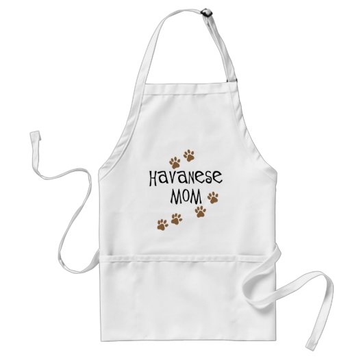 Havanese mama standaard schort (Voorkant)