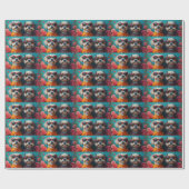 Havanese met Hartrozen Valentijnsdag Cadeaupapier (Vlak)
