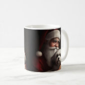 Havanese met Kerstman Festive Kerstmis Koffiemok (Voorkant rechts)