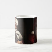 Havanese met Kerstman Festive Kerstmis Koffiemok (Center)