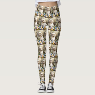 Havanese met Paaseieren Leggings