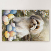 Havanese met Paaseieren Legpuzzel (Horizontaal)