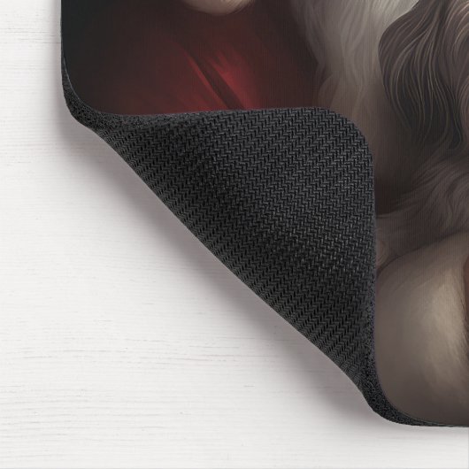 Havanese met Sinterklaas Kerstfeest Muismat (Hoek)