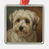 Havanese Metalen Ornament (Voorkant)