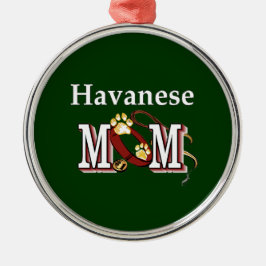 Havanese Moeder Metalen Ornament