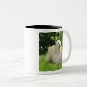 Havanese Moeder Mok met Wit Havanees (Voorkant rechts)