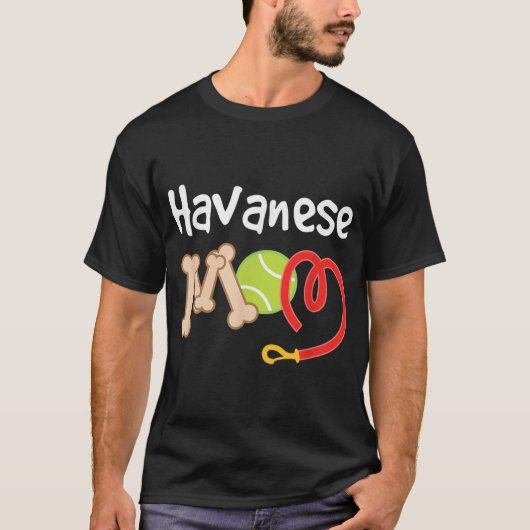 Havanese Moeder Schattige Hondencadeau T-shirt (Voorkant)