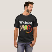 Havanese Moeder Schattige Hondencadeau T-shirt (Voorkant volledig)