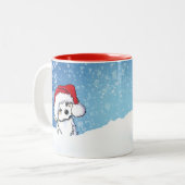 Havanese Mok voor Kerstmis (Voorkant links)