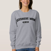 HAVANESE MOM Hond Mum Custom Geboortejaar Trui (Voorkant)