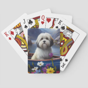 Havanese op een peddel: Een landschappelijk avontu Pokerkaarten