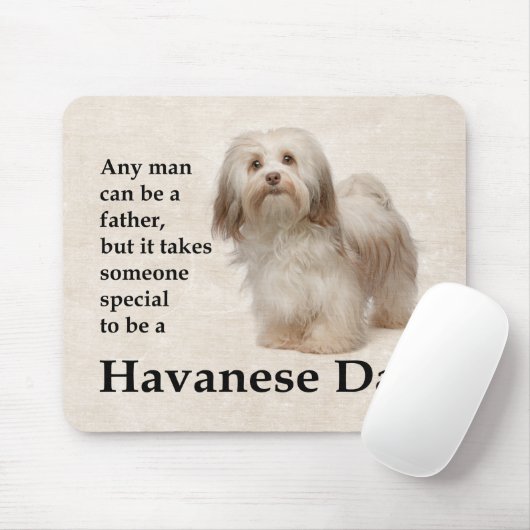 Havanese pa Mousepad Muismat (Met muis)