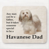 Havanese pa Mousepad Muismat (Voorkant)
