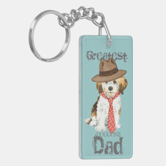 Havanese pa sleutelhanger (Voorkant Links)