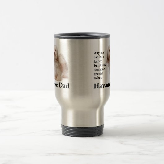 Havanese pap Travel Mug Reisbeker (Center)