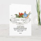 Havanese papaver kerstcadeaus en kaarten (Achterkant)