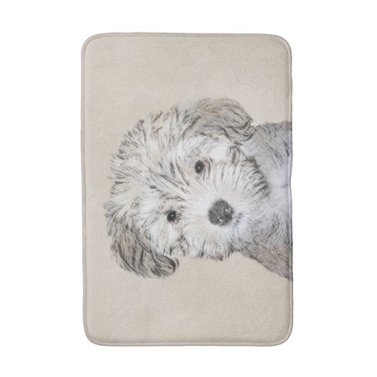 Havanese papaverschilderijen - Kute Original Dog A Badmat (Voorkant Verticaal)
