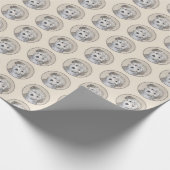 Havanese papaverschilderijen - Kute Original Dog A Cadeaupapier (Hoek)