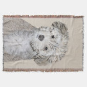 Havanese papaverschilderijen - Kute Original Dog A Deken (Voorkant)