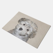Havanese papaverschilderijen - Kute Original Dog A Deurmat (Schuin)