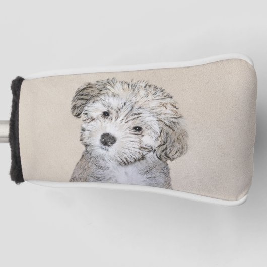 Havanese papaverschilderijen - Kute Original Dog A Golfheadcover (Voorkant)