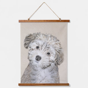 Havanese papaverschilderijen - Kute Original Dog A Hangend Wandkleed