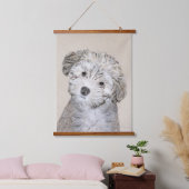 Havanese papaverschilderijen - Kute Original Dog A Hangend Wandkleed (Slaapkamer)