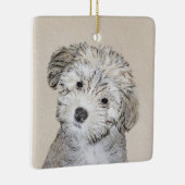 Havanese papaverschilderijen - Kute Original Dog A Keramisch Ornament (Rechts)