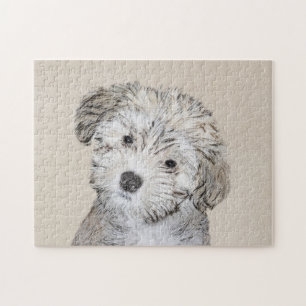 Havanese papaverschilderijen - Kute Original Dog A Legpuzzel
