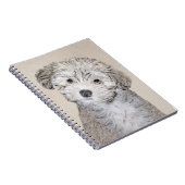 Havanese papaverschilderijen - Kute Original Dog A Notitieboek (Rechterzijde)