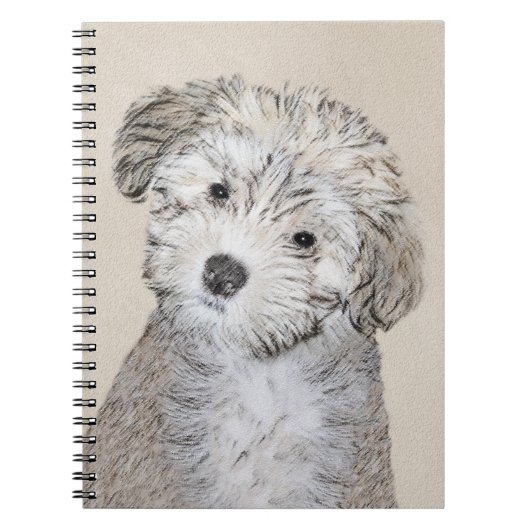 Havanese papaverschilderijen - Kute Original Dog A Notitieboek (Voorkant)