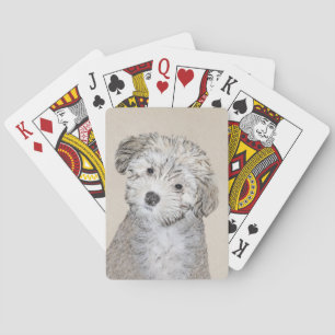 Havanese papaverschilderijen - Kute Original Dog A Pokerkaarten