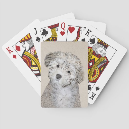 Havanese papaverschilderijen - Kute Original Dog A Pokerkaarten (Achterkant)