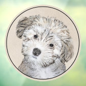 Havanese papaverschilderijen - Kute Original Dog A Raamsticker (Vel 3)