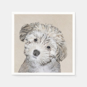 Havanese papaverschilderijen - Kute Original Dog A Servetten