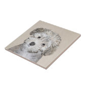 Havanese papaverschilderijen - Kute Original Dog A Tegeltje (Zijkant)