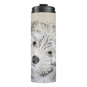 Havanese papaverschilderijen - Kute Original Dog A Thermosbeker