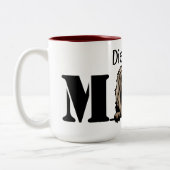 Havanese Personalized Peking mam Tweekleurige Koffiemok (Links)