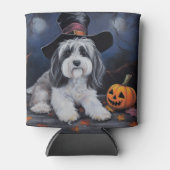 Havanese pompoenen Halloween eng Blikjeskoeler (Voorkant)