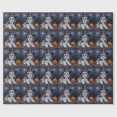 Havanese pompoenen Halloween eng Cadeaupapier (Vlak)